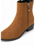 Helvano | Damen Stiefeletten mit Blockabsatz und Seitenreissverschluss