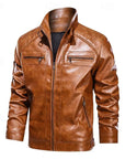 Helvano | Klassische Bikerjacke für Herren