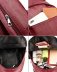 Helvano | Lederrucksack für Damen