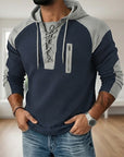 Helvano | Hoodie mit Schnürung für Herren