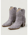 Helvano | Western-Stiefeletten mit Fransen für Damen