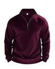 Helvano | Troyer-Sweatshirt mit Viertel-Zip für Herren