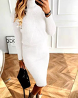 Helvano | Gemütliches Pullover-Strickkleid für Damen