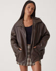 Helvano | Oversized Lockere Jacke für Damen