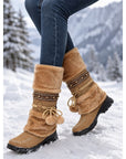 Helvano | Wadenhohe Boho-Winterstiefel für Damen