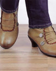 Helvano | Viktorianische Schnür-Stiefeletten für Damen mit Spitze