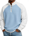 Helvano | Strukturierter Troyer-Pullover für Herren