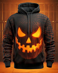 Helvano | Halloween Hoodie mit Grafik-Print für Herren
