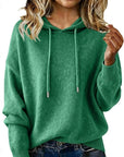 Helvano | Lockerer Strickpullover mit Kapuze