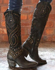 Helvano | Cowboystiefel mit Absatz für Damen