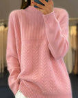 Helvano | Gerippter Rollkragenpullover für Damen