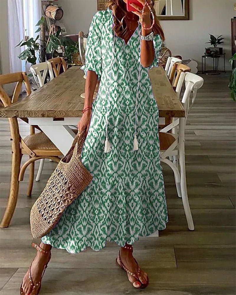 Helvano | Boho Midikleid für Damen