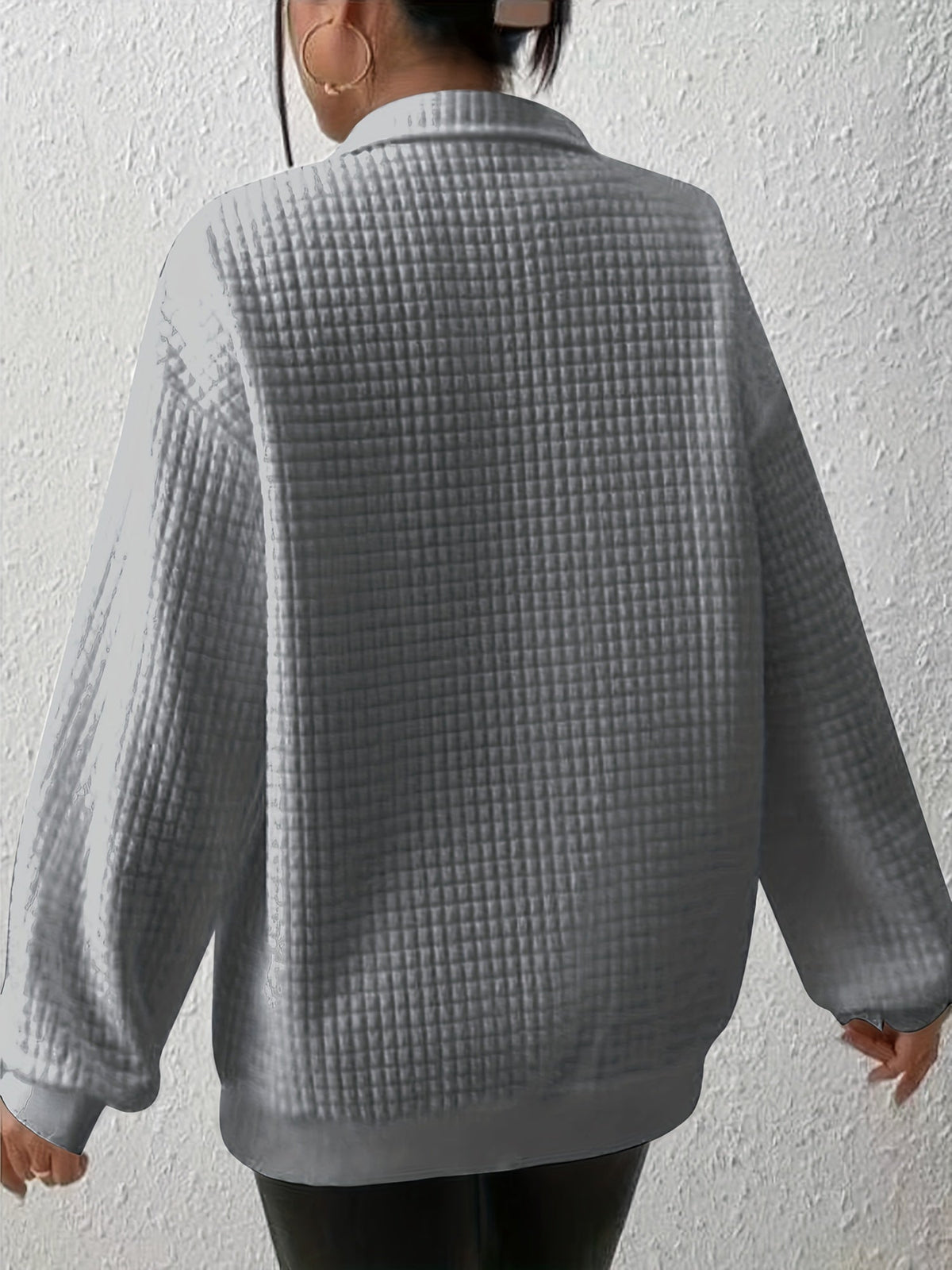 Helvano | Lockerer Half-Zip-Pullover für Damen