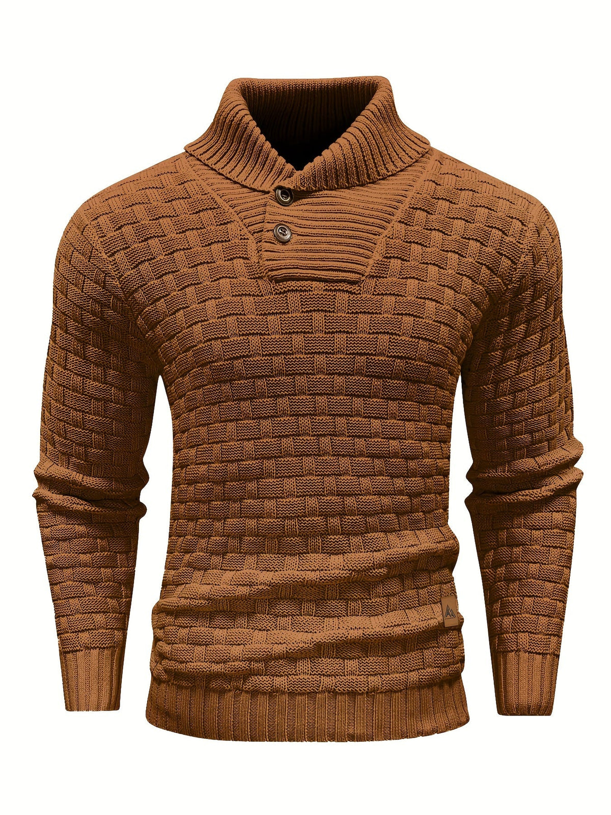 Helvano | Strickpullover mit Schalkragen für Herren