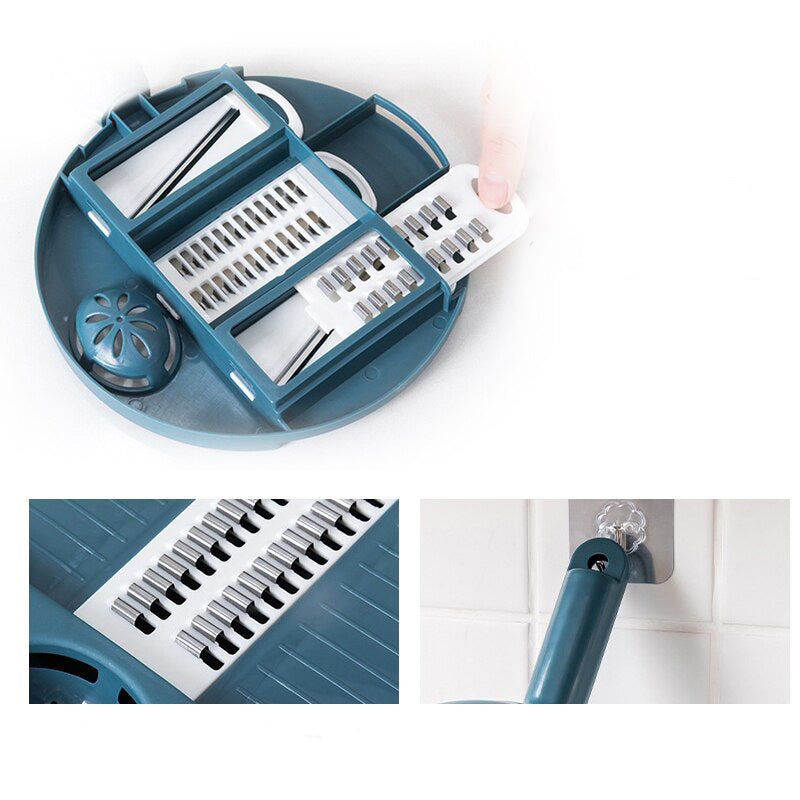 Helvano | Multifunktionales Gemüseschneider-Set 12-in-1