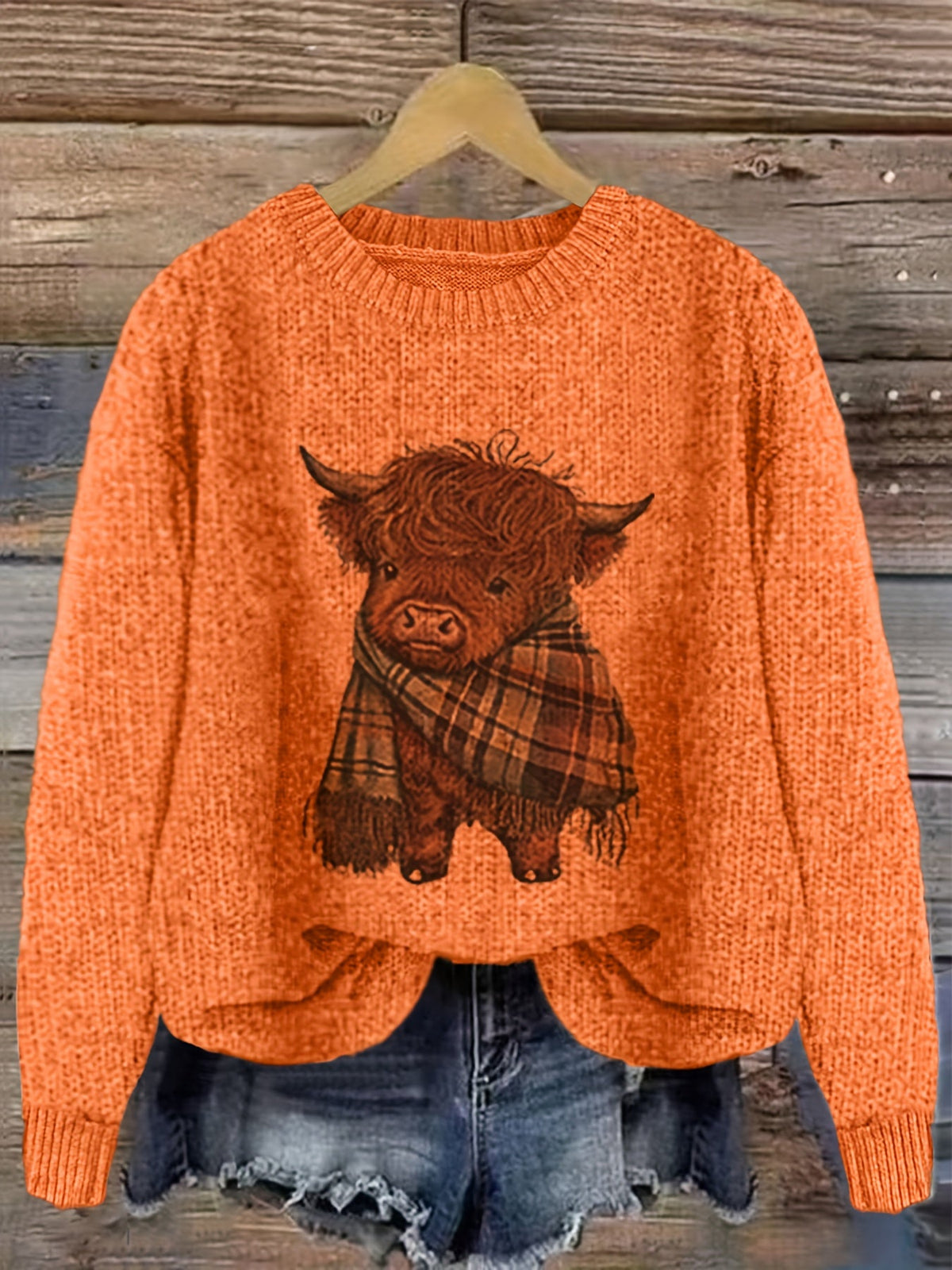 Helvano | Strickpullover mit Rundhalsausschnitt für Damen