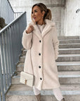 Helvano | Plüsch-Trenchcoat für Damen
