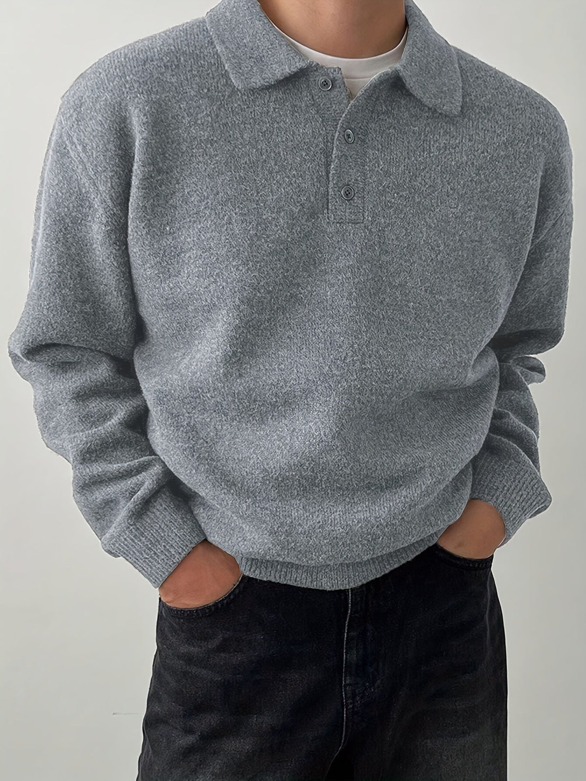 Helvano | Strickpullover mit Polokragen für Herren