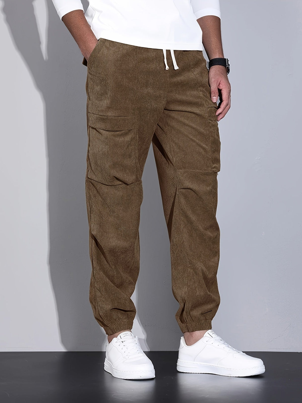 Helvano | Cargohose aus Cord für Herren