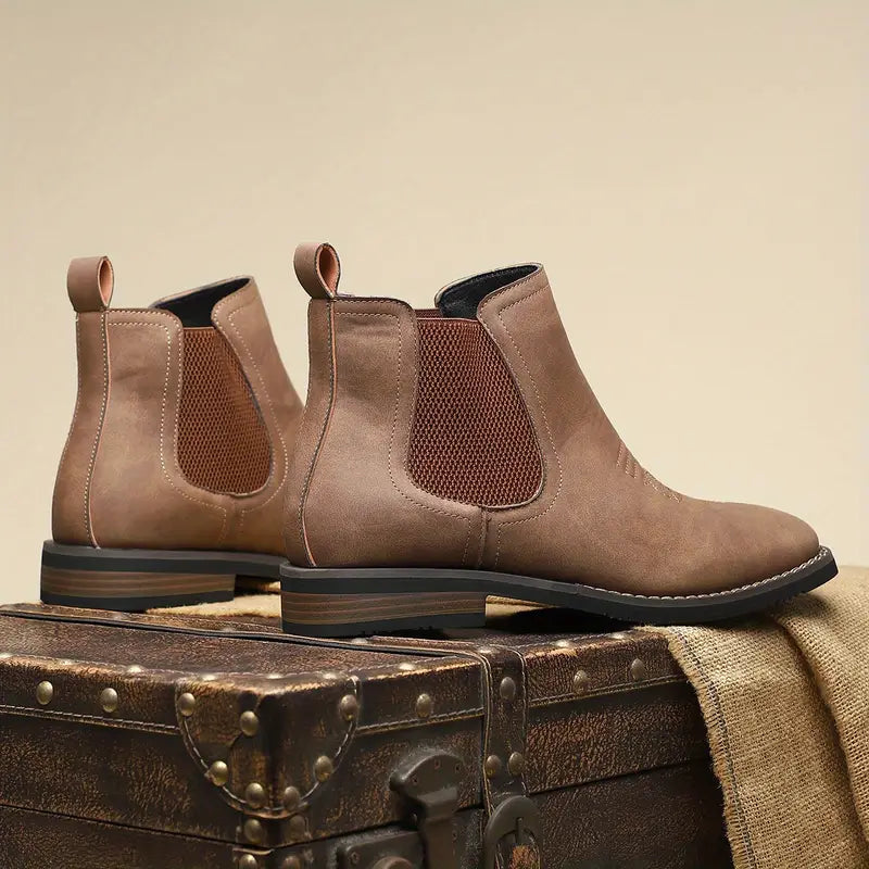 Helvano | Herren Chelsea-Stiefel zum Reinschlüpfen