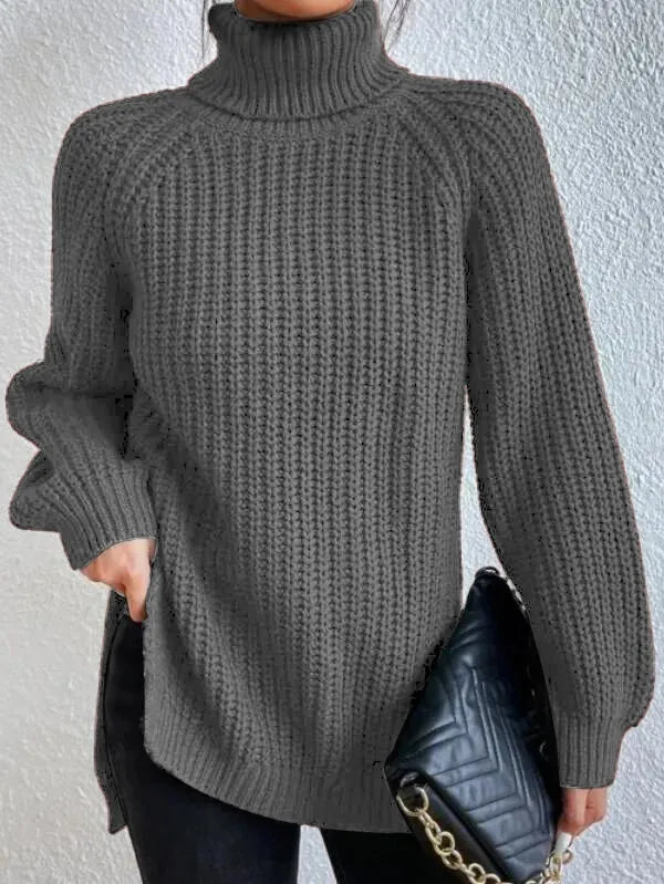 Helvano | Rollkragenpullover mit Raglanärmeln für Damen