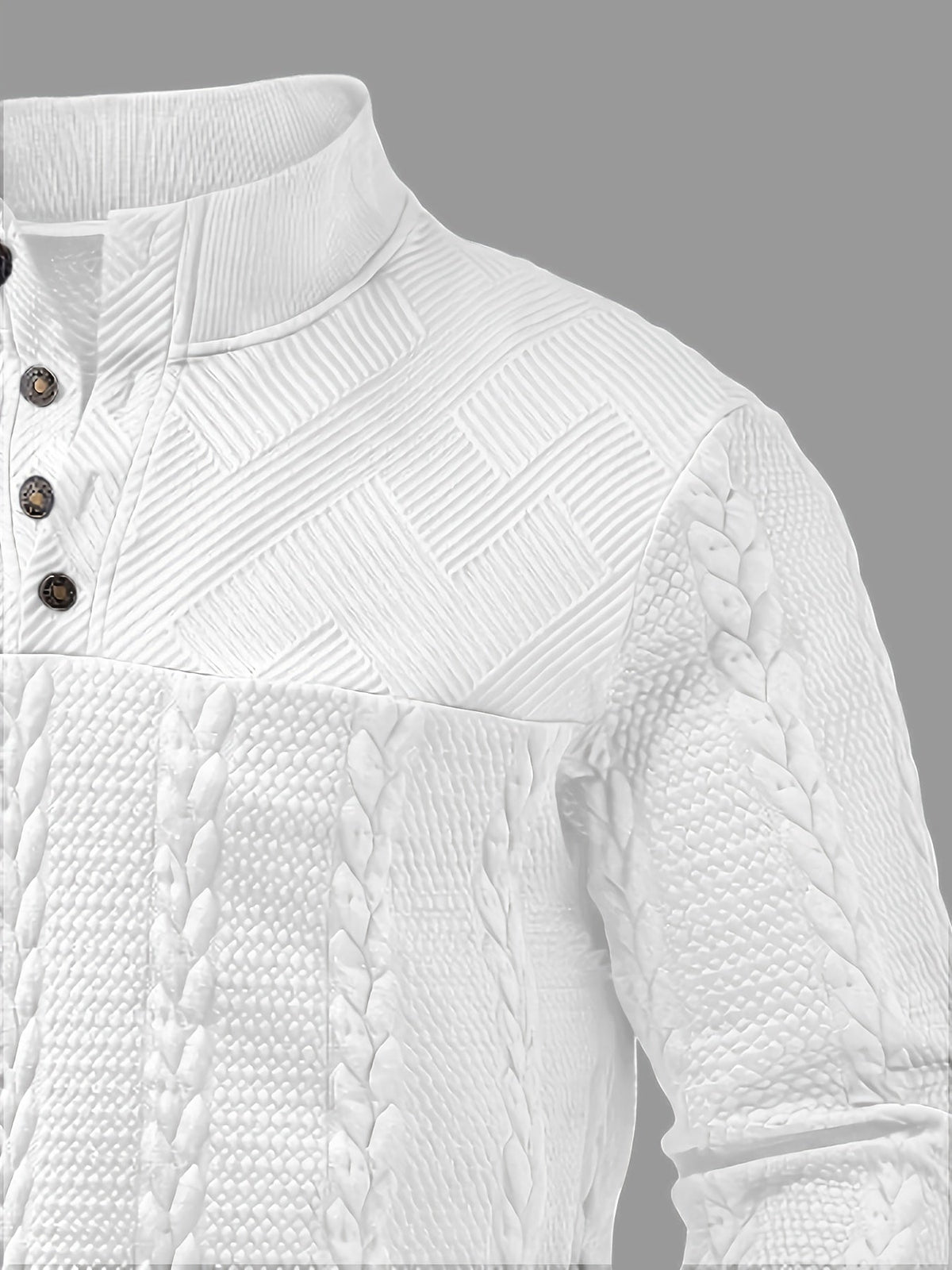 Helvano | Strickpullover mit Stehkragen für Herren