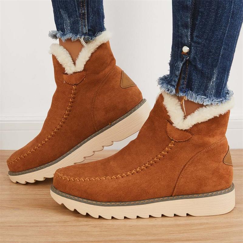 Helvano | Ankle Boots mit Kunstfellfutter für Damen