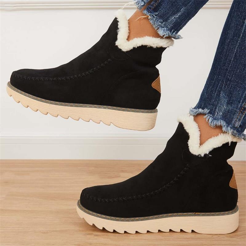 Helvano | Ankle Boots mit Kunstfellfutter für Damen