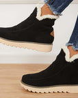 Helvano | Ankle Boots mit Kunstfellfutter für Damen