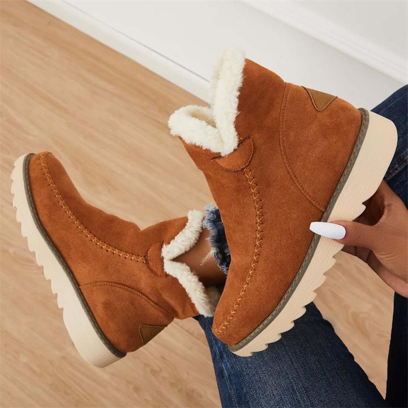 Helvano | Ankle Boots mit Kunstfellfutter für Damen