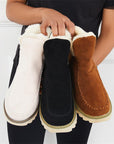 Helvano | Ankle Boots mit Kunstfellfutter für Damen