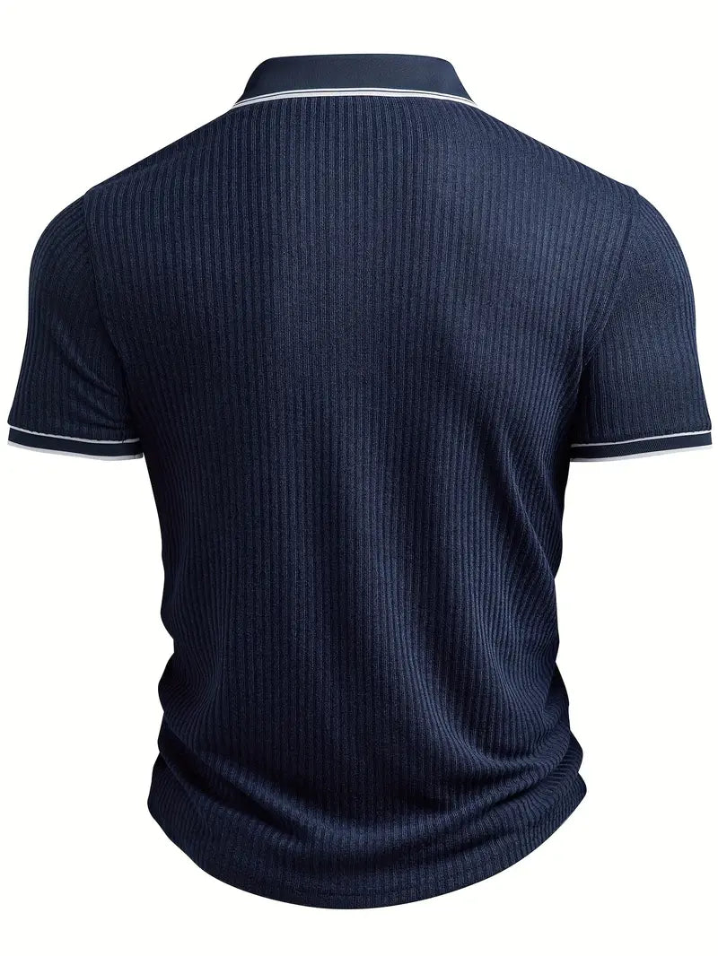 Helvano | Herren T-Shirt mit Struktur