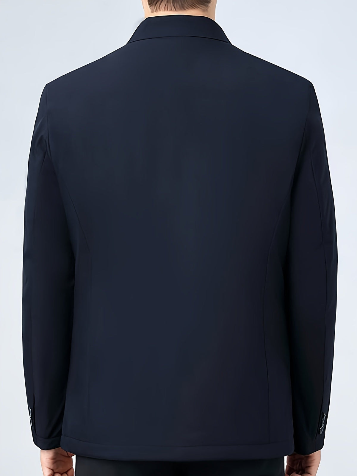 Helvano | Herren Blazer mit Reverskragen und Reissverschluss