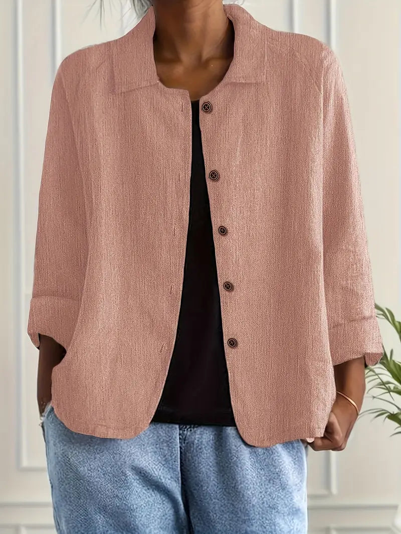 Helvano | Leichter Hemd-Cardigan für Damen