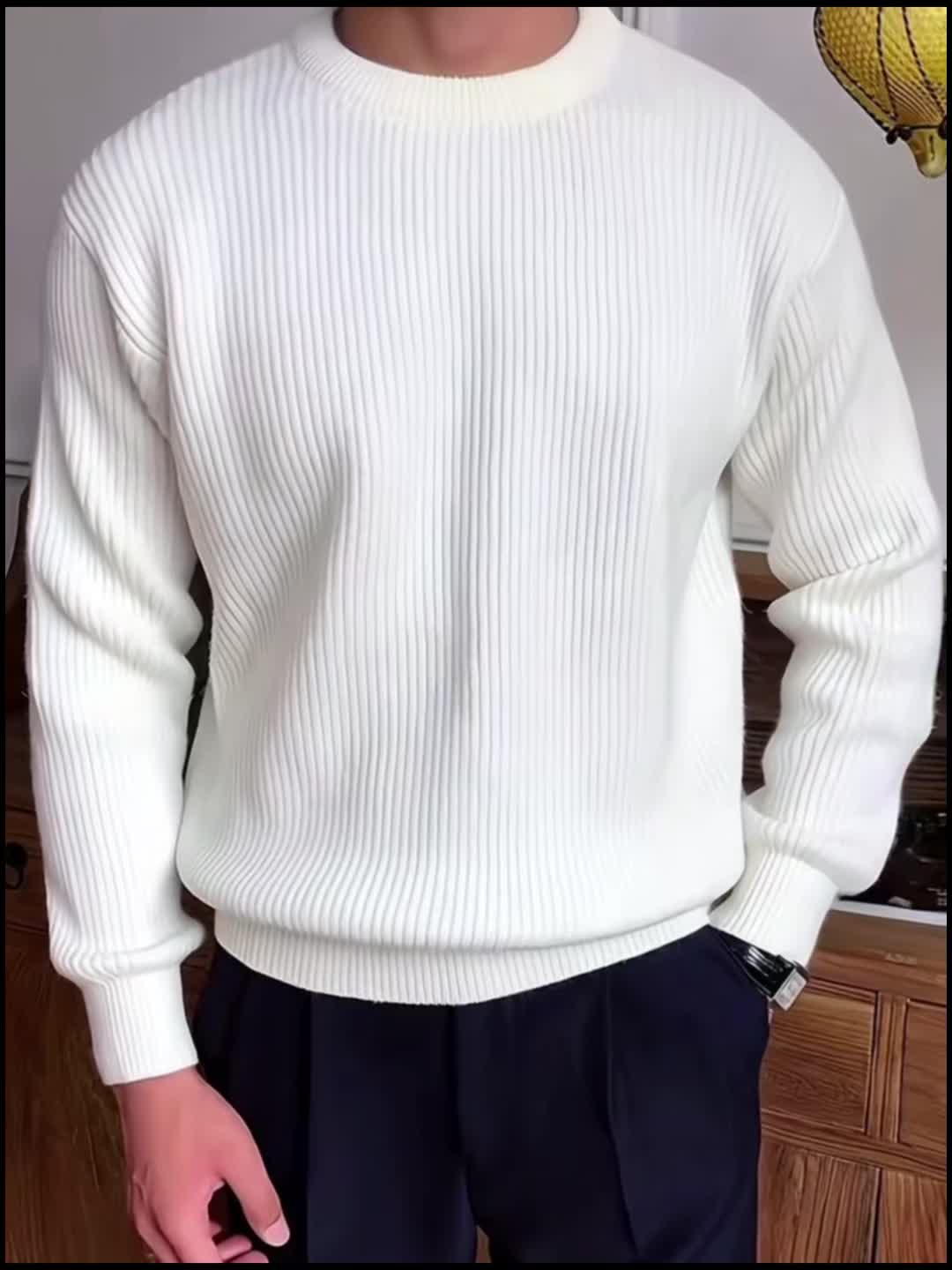 Helvano | Oversized Strickpullover für Herren