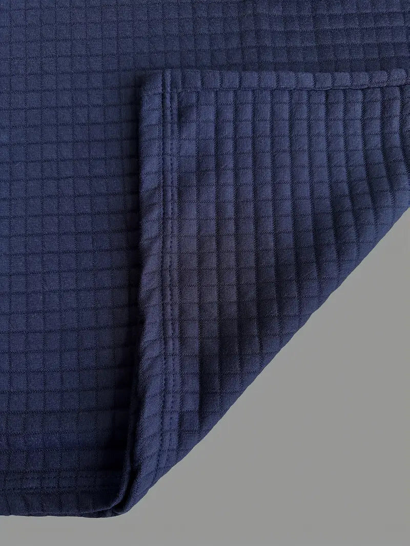 Helvano | Strukturiertes Langarm-Poloshirt für Herren
