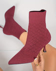 Helvano | Spitze Sock-Stiefeletten für Damen