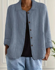 Helvano | Leichter Hemd-Cardigan für Damen