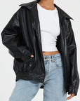 Helvano | Oversized Lockere Jacke für Damen