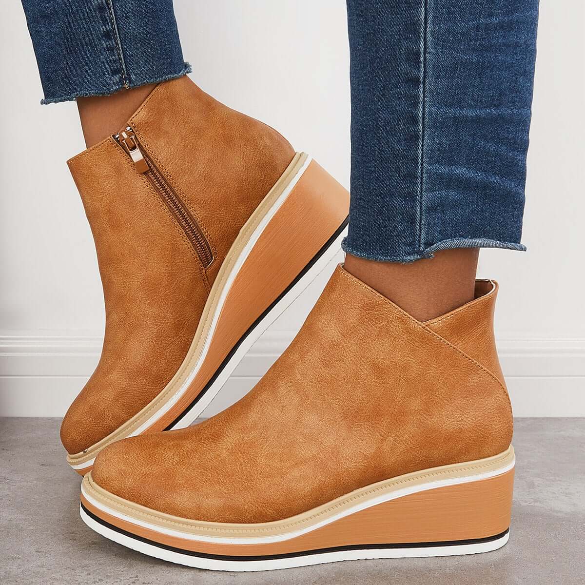 Helvano | Stiefelette mit Seitenreissverschluss für Damen