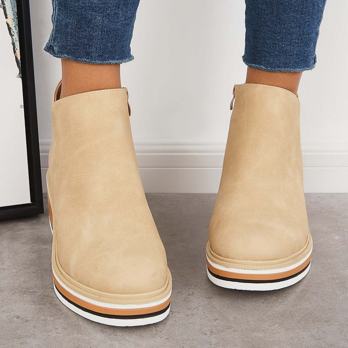 Helvano | Stiefelette mit Seitenreissverschluss für Damen