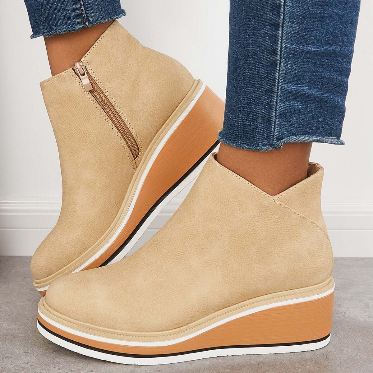 Helvano | Stiefelette mit Seitenreissverschluss für Damen