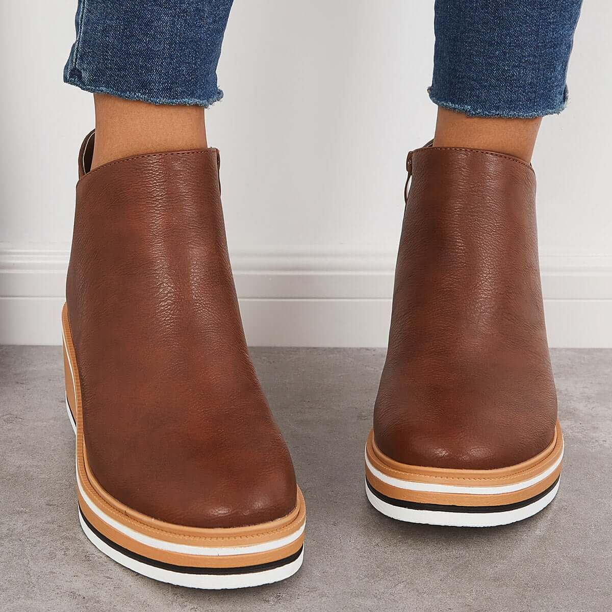 Helvano | Stiefelette mit Seitenreissverschluss für Damen
