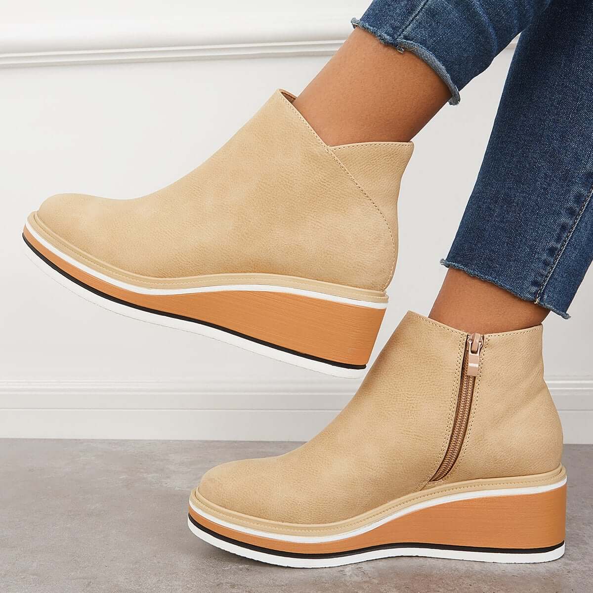 Helvano | Stiefelette mit Seitenreissverschluss für Damen