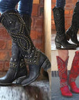 Helvano | Cowboystiefel mit Absatz für Damen