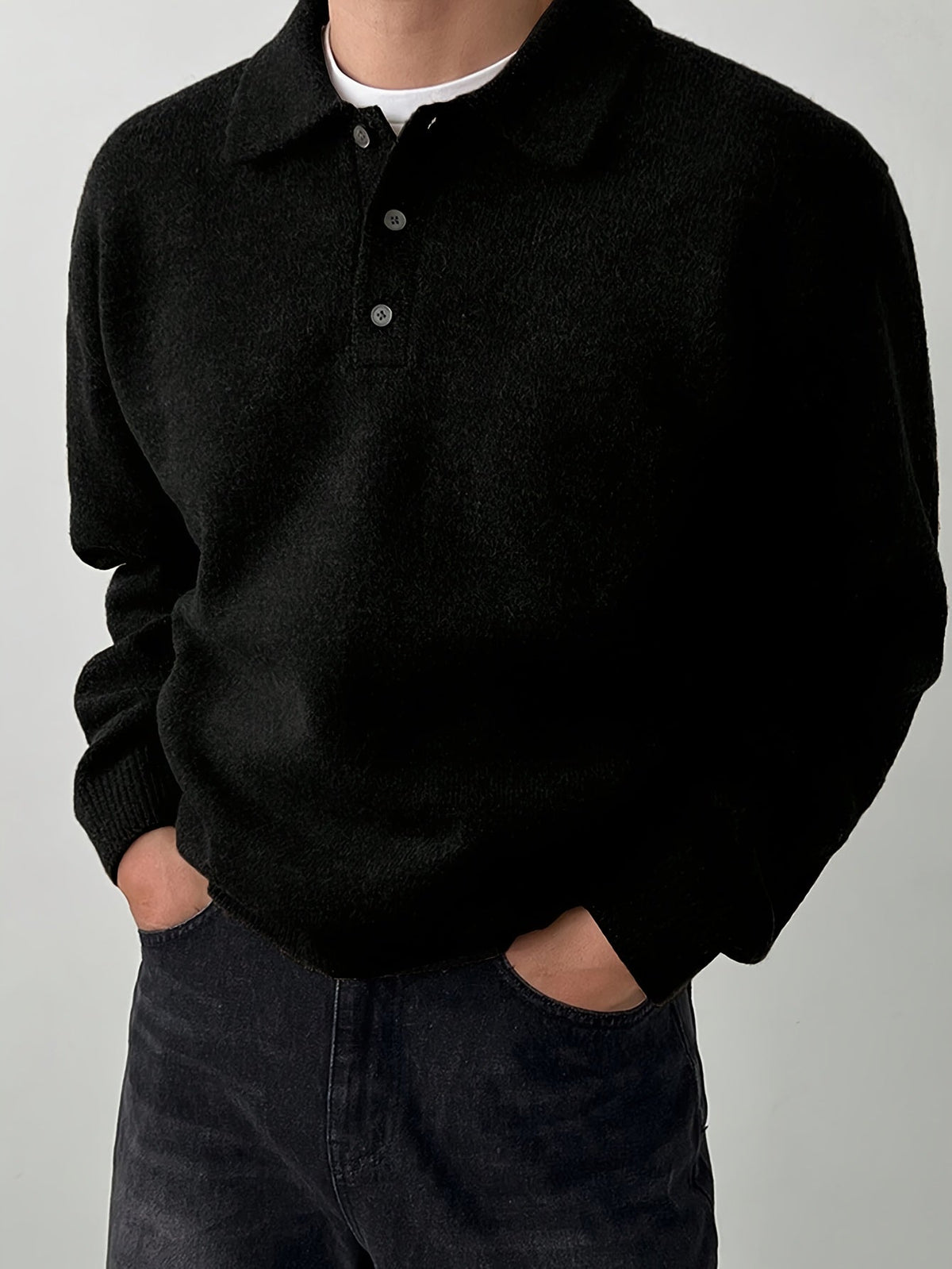 Helvano | Strickpullover mit Polokragen für Herren