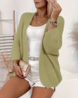 Helvano | Lockerer offener Strickcardigan für Damen