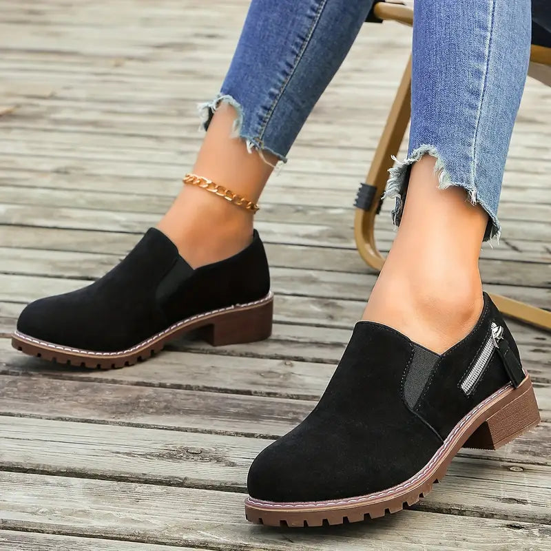 Helvano | Bequeme Slipper mit flachem Absatz für Damen