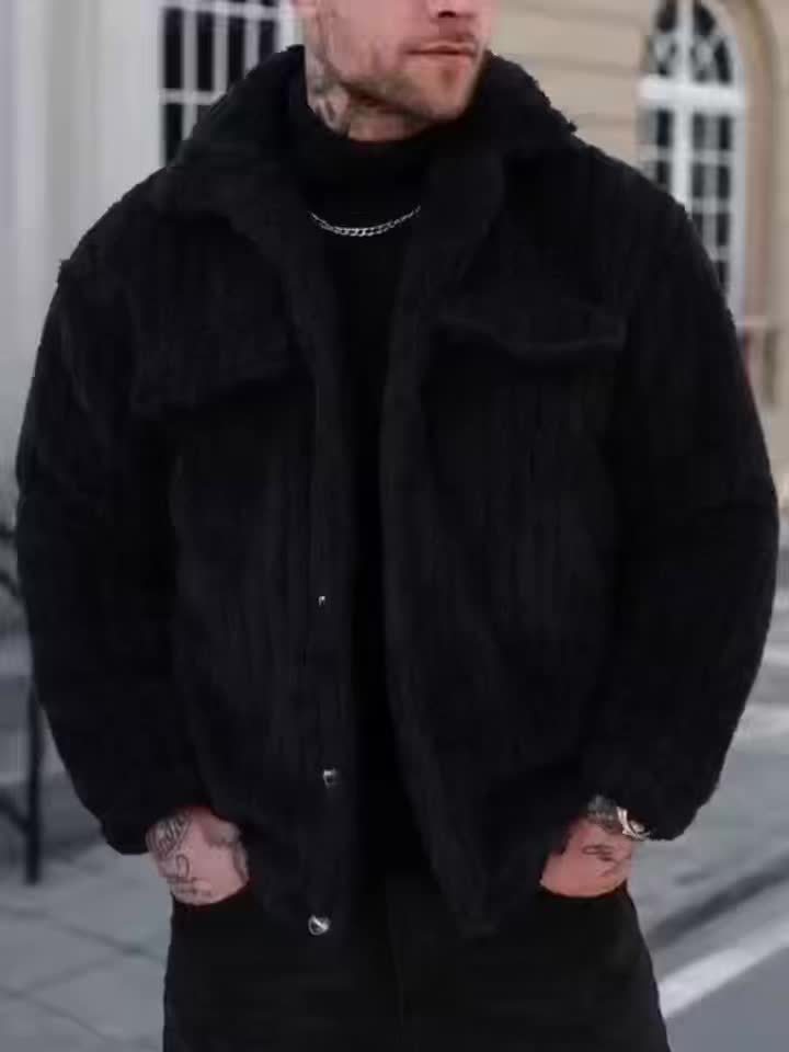 Helvano | Gestreifte Strickjacke für Herren