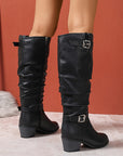 Helvano | Slouch-Stiefel mit Schnalle für Damen